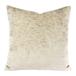 Pindler Foreland in Dove Texture Chenille Pillow Cover For Sale