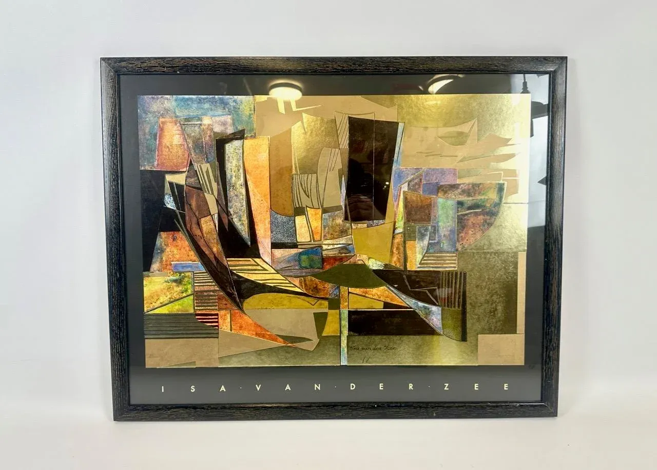 Lisa Van Der Zee, Abstract Composition, 1980s, Lithograph | Chairish