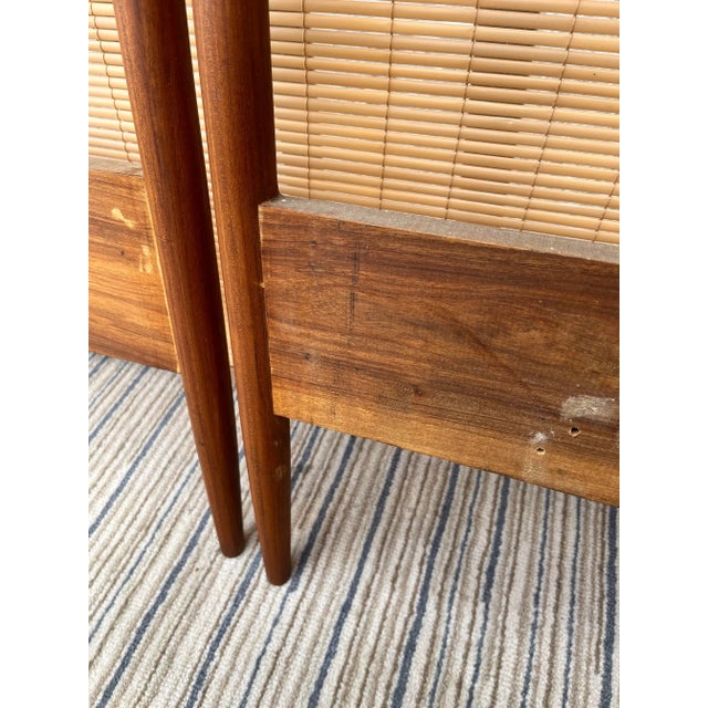 Vintage Mid Century Modern Danish Style Twin Headboards (A Pair) For Sale - Image 9 of 13