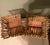 Mid-Century Modern Vintage MCM Natural Rattan Plant Stands-Set of 2 For Sale - Image 3 of 4