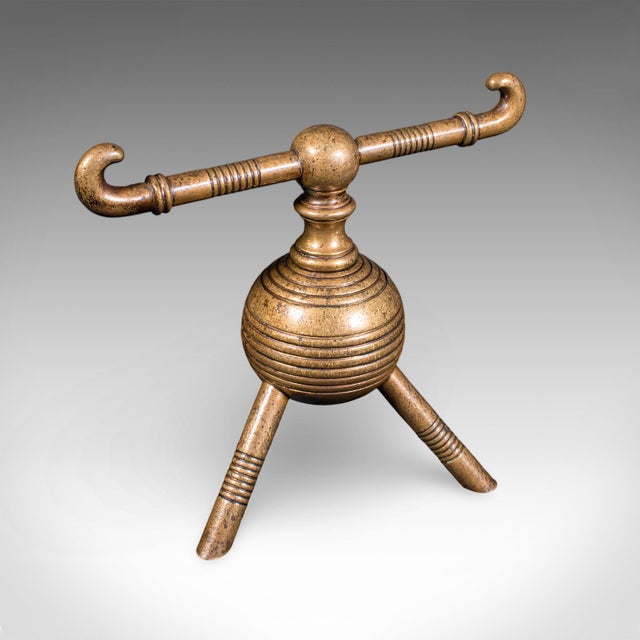Late 19th Century Pair of Antique Fireside Tool Rests, English, Aesthetic Movement, Late Victorian For Sale - Image 5 of 9