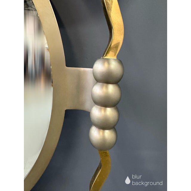 1990s Brueton Post Modern "Fist" Mirror/Torchère Designed by Stanley Jay Friedman For Sale In Philadelphia - Image 6 of 9