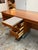Late 20th Century Mid-Century Modern Style Walnut Executive Desk For Sale - Image 5 of 12