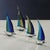 Marisol 2-Piece Assorted Set Decorative Glass Sailboats, 10" For Sale In Los Angeles - Image 6 of 8