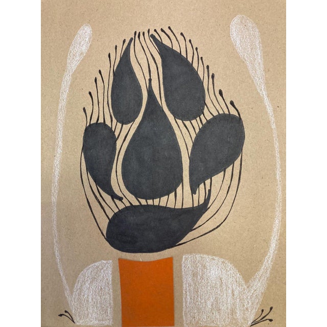 Wood Modern Multi-Media Abstract Art Signed by Artist For Sale - Image 7 of 7