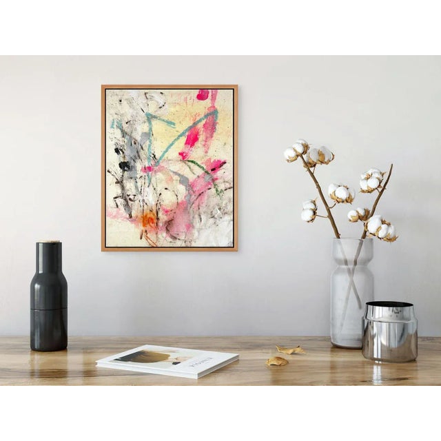 Mixed Media on Canvas Edition: Unique. Unframed. Ludovic Dervillez is a French abstract painter. His work explores the...