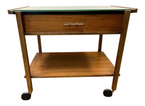 Mid-Century L. A. Period Furniture Serving Cart