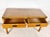 Vintage Woven Caning Wrapped Rattan Campaign Console Table Desk For Sale - Image 11 of 12
