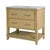 Mid-Century Modern Lois 36 in. W Wood & Marble Single Sink Bathroom Vanity, Light Oak Wire Brushed For Sale - Image 3 of 11