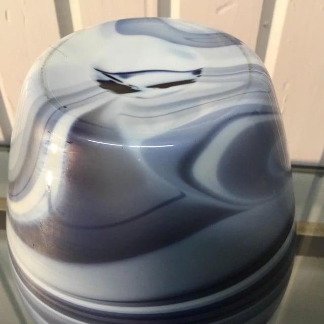 Imperial Art Glass Lead Luster Swirl Vase For Sale In Dallas - Image 6 of 7