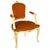 20th Century Louis XV Venetian Ivory Lacquered and Gilt Armchair from Testolini & Salviati, Italy, 1930s For Sale - Image 11 of 11