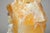 2010s Stone Rock Lamp Table Sculptures in Orange Calcite For Sale - Image 5 of 11