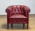 Swedish Red-Brown Leather Chesterfield Armchair, 1930s For Sale - Image 6 of 12