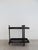 Italian midcentury modern design dark wood serving trolley CR20 model, designed by Franco Albini & Franca Helg and...