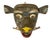 Gray Mid 20th Century Balinese Carved Wood Mask With Articulated Mouth Wall Decor For Sale - Image 8 of 11