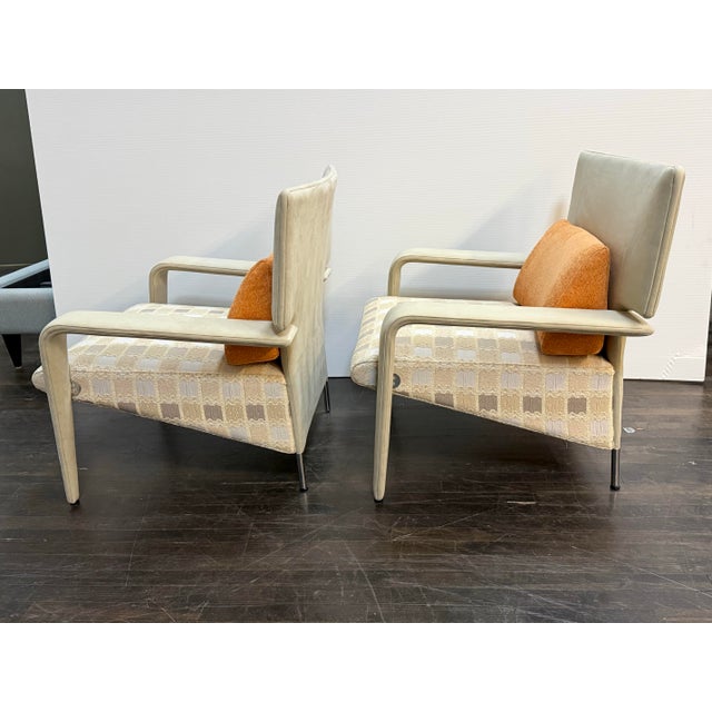 II Loft Italian Mind Lounge Armchairs, Pair For Sale - Image 4 of 12