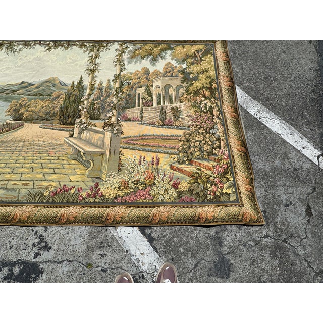 Hammacher Schlemmer Italian Terrace Tapestry For Sale - Image 10 of 12
