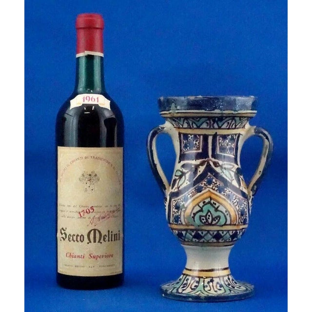 20th Century Ceramic Amphora Vase by Fratelli Kharraz, Tunisia, 1920s For Sale - Image 8 of 18