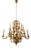 Large Bronze Chandelier from Maison Lucien Gau, Paris For Sale