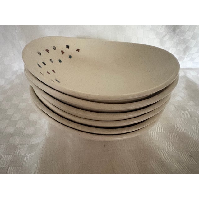 1950s Metlox Poppytrail Bowls in the Confetti Pattern - Set of 6 For Sale - Image 12 of 13