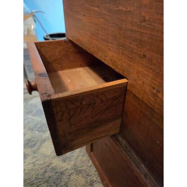 Antique Primitive Lift-Top Commode Washstand For Sale - Image 4 of 6