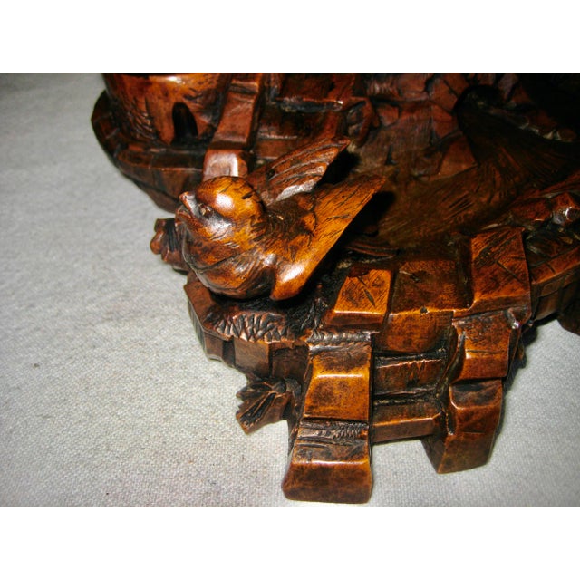 Black Forest Large Inkwell 19 Century For Sale - Image 9 of 14
