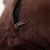Luxury Cognac Genuine Leather Patchwork Throw Pillow 16x24 | Handmade Rustic Modern Lumbar Cushion For Sale In San Francisco - Image 6 of 7