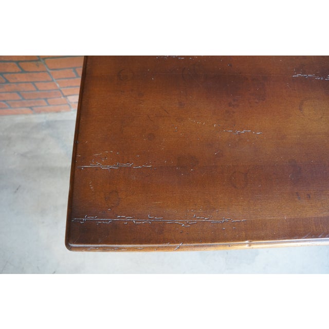 Wood Milling Road Country French End Table For Sale - Image 7 of 10