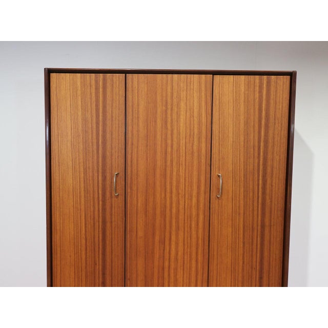 Mid Century Modern Vintage Teak Armoire Wardrobe Bedroom Furniture by G Plan For Sale - Image 12 of 15