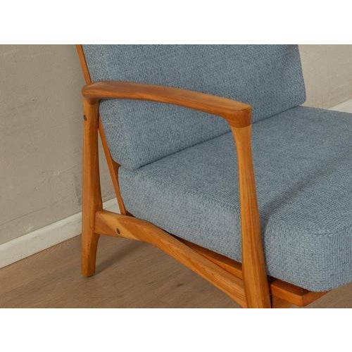 Armchair in Cherry Frame, 1960s For Sale - Image 8 of 9