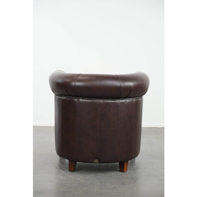 Club Chair in Cowhide Leather For Sale - Image 4 of 14