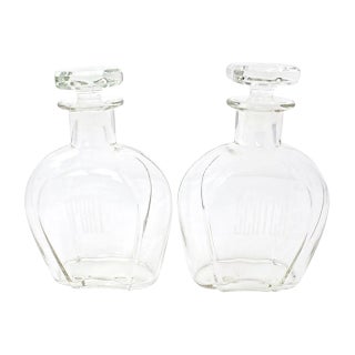 Midcentury Liquor Decanters - a Pair For Sale