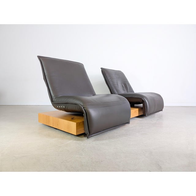 Free Motion Sofa in Leather from Koinor For Sale - Image 4 of 17