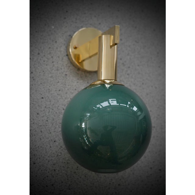 Murano Art Glass and Brass Wall Light, 2000 For Sale - Image 10 of 10