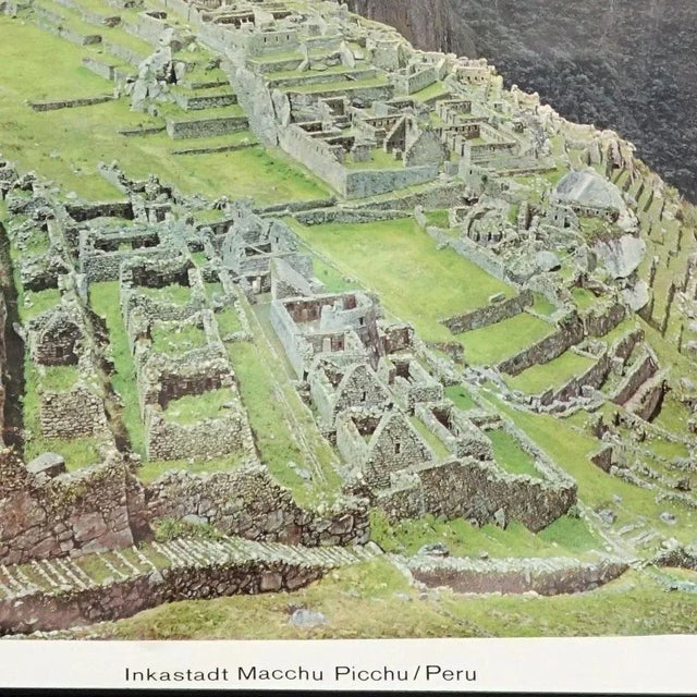 1970s Macchu Picchu Inca City Peru Photo Poster, 1970s For Sale - Image 5 of 6