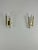 Gaetano Sciolari Mid-Century Brass Wall Lamps in the style of Gaetano Sciolari, 1960s, Set of 2 For Sale - Image 4 of 9