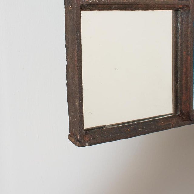 1920s Antique Art Deco Window Mirror, 1920s For Sale - Image 5 of 6