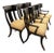 Henredon Neoclassical Klismos Mahogany Dining Chairs, Set of 6, 2007 For Sale