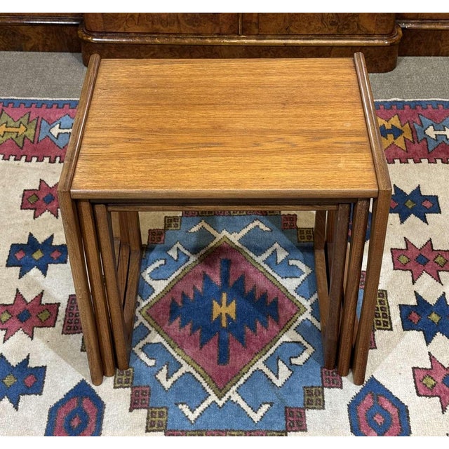 English Nesting Tables in Teak from G-Plan, 1970s, Set of 3 For Sale - Image 4 of 12