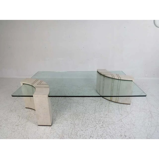 1970s Vintage Casa Bique by Robert Marcius Tessellated Stone Coffee Table For Sale - Image 5 of 11