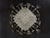 1950s Spanish Brutalist Flush Mount Ceiling Light – Silvered Wrought Iron & Heavy Embossed Glass For Sale - Image 10 of 14