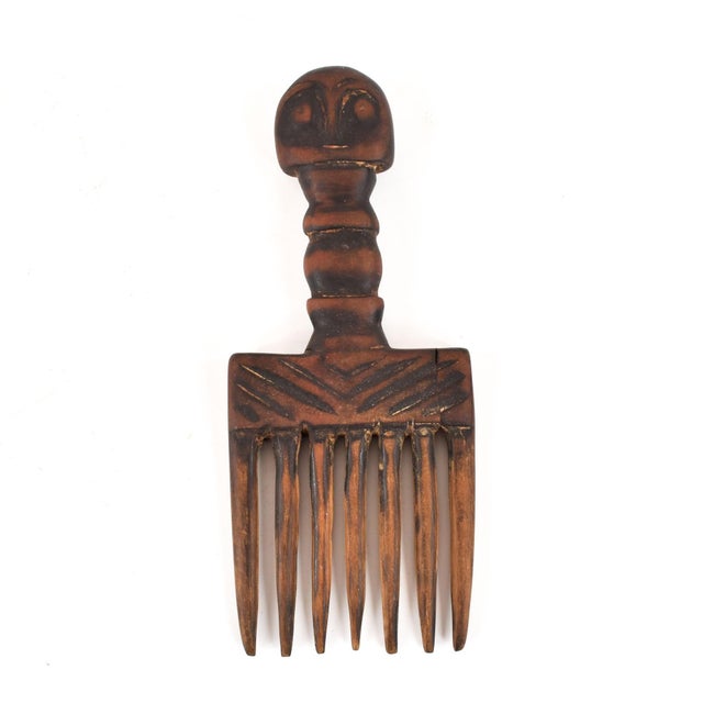 Early 20th Century Nyamwezi Mwana Hiti Figural Comb Tanzania For Sale In Denver - Image 6 of 7