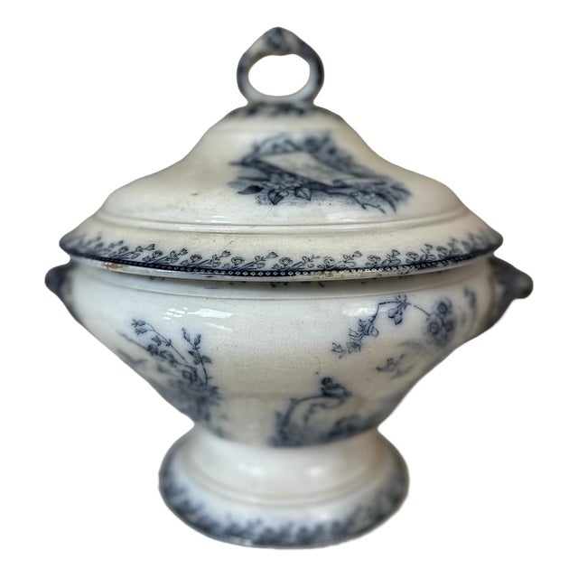 Antique Ironstone Soup Tureen, 1890 For Sale