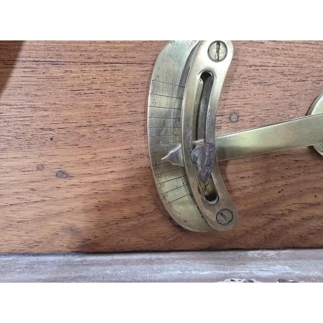 Gold Educational Mechanical Model in Bronze and Wood, 1870 For Sale - Image 8 of 12