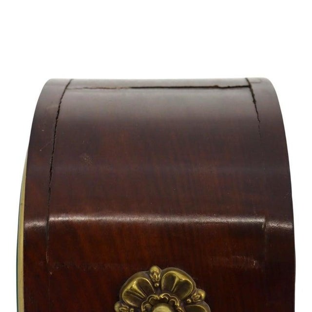 Antique English Frodsham Flame Mahogany Bracket Clock With Shelf C1820 For Sale - Image 11 of 18