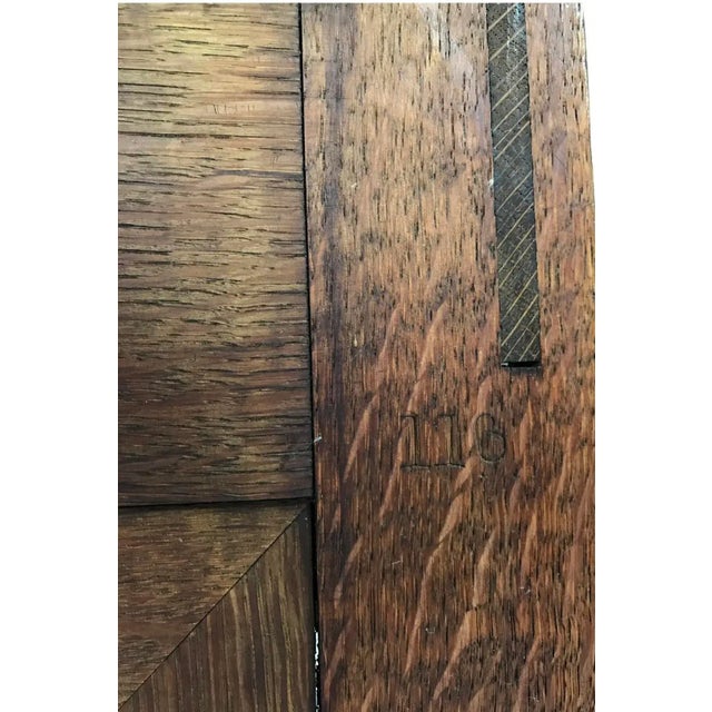 Brown Arts & Crafts Oak & Copper Umbrella Stand by Shapland & Petter, c.1900 For Sale - Image 8 of 11