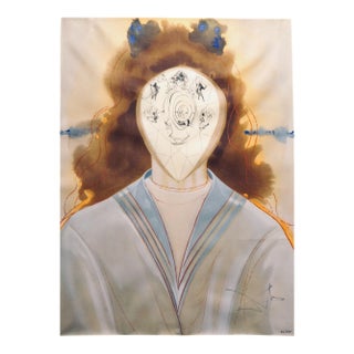 Dali Alchimie Des Philosophes l'Immortalite Etching on Parchment Paper For Sale