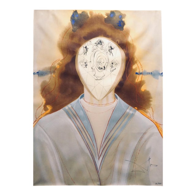 Dali Alchimie Des Philosophes l'Immortalite Etching on Parchment Paper For Sale