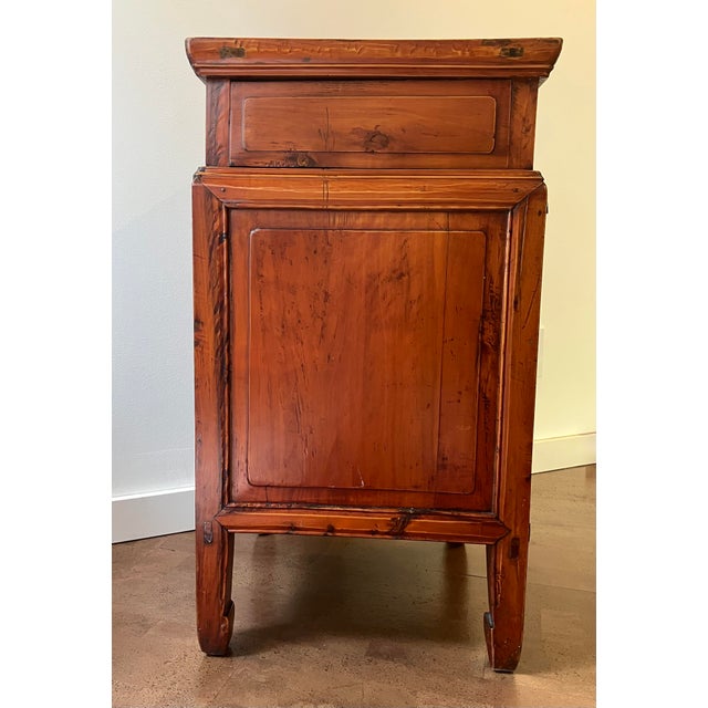 19th-Century Chinese Altar Coffer With "Cloud" Spandrels - Archival Label Discovery For Sale - Image 6 of 16