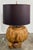 Rustic Vintage Knotty Burled Wood Table Lamps, a Pair For Sale - Image 3 of 15